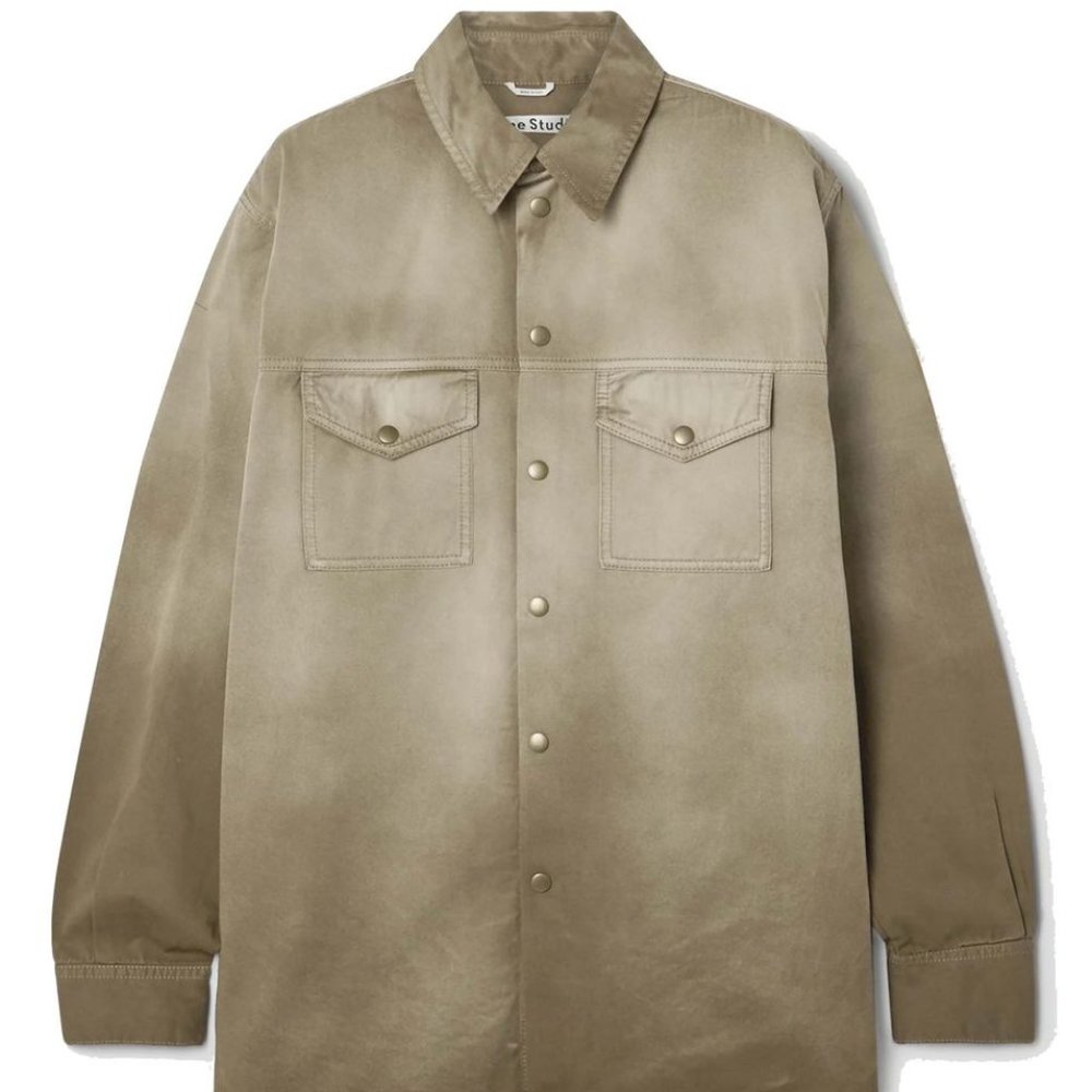 Acne Studios + Net Sustain Dgrad Organic Cotton-Twill Jacket